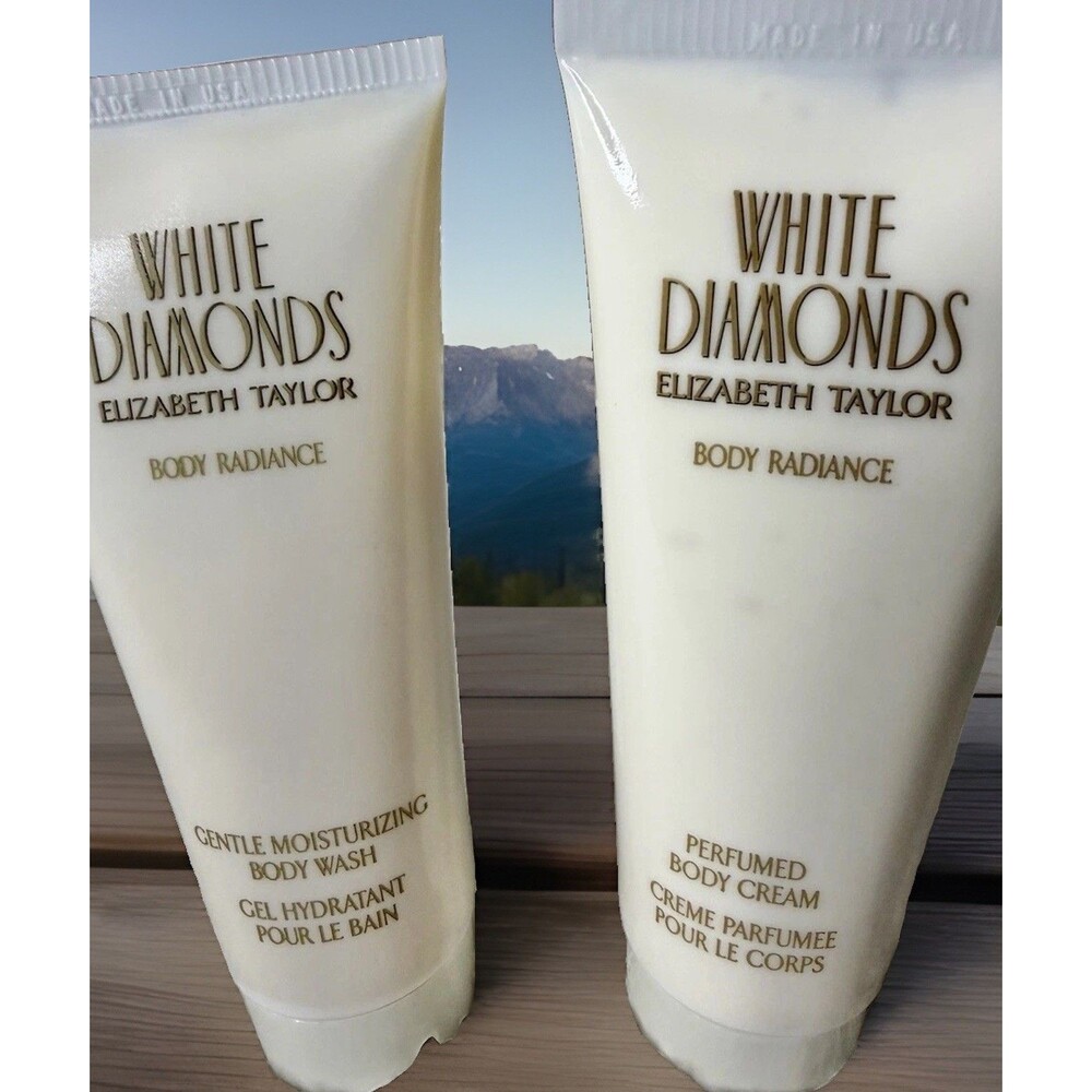 White Diamonds Elizabeth Taylor Body Radiance Perfumed Body Lotion Body Wash New